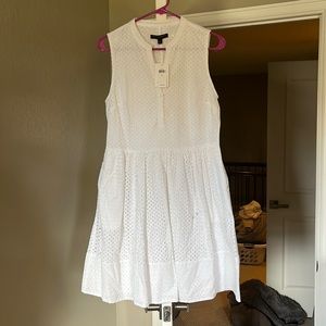 Banana republic white dress